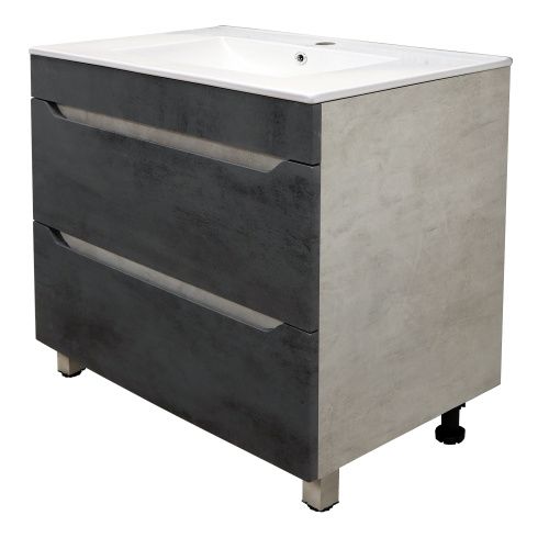 Тумба с раковиной Loranto Florena CS00090035 71х47х81 цвет серый