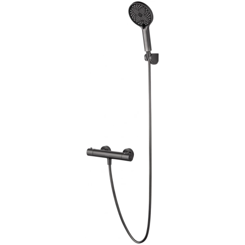 Смеситель для душа Wonzon & Woghand Inn WW-B2065-A-BGG настенный графит с термостатом