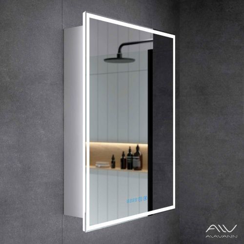 Зеркало-шкаф Alavann Rita ALV0289003 60х15х80 подвесной цвет белый