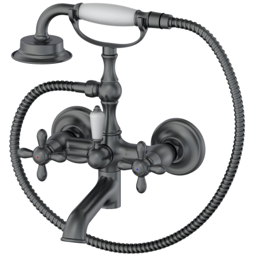 Смеситель для ванны Wonzon & Woghand Retro WW-88639020-BGM настенный графит