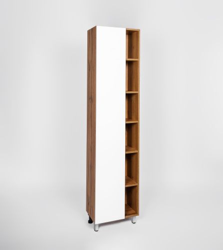 Шкаф-пенал Viant Бостон VBOS450-PEN 45х30х180 напольный цвет белый