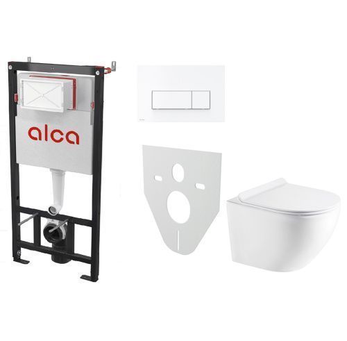 Комплект унитаз с инсталляцией  Azario  AM101/1120-4:1 RU M571-0001+AZ-0046N