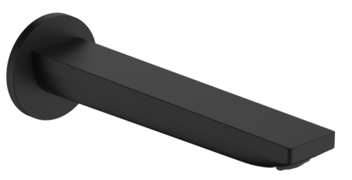 Излив Hansgrohe Rebris E 72431670 настенный черный матовый