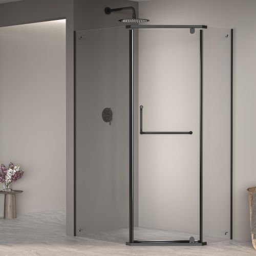 Душевой уголок RGW Passage 35089190-14 90х100 стекло прозрачное профиль черный без поддона