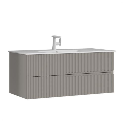 Тумба с раковиной Orka Moonlight 5001508 120х51х51 цвет бежевый матовый