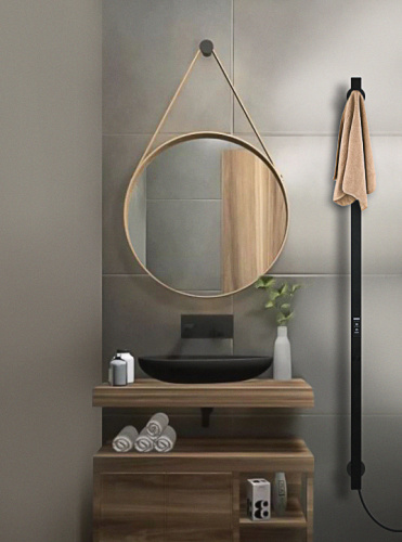 Полотенцесушитель Indigo  Style PRO  LSPRE120-3BRRt 3х120 электрический черный муар