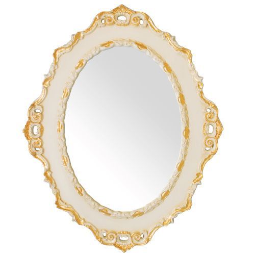 Зеркало в ванную Migliore Avorio Dorato 24962 107х82 цвет светло-бежевый