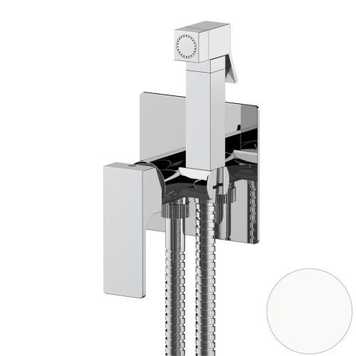 Гигиенический душ со смесителем Mariani B37185RE белый матовый