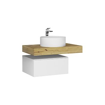 Столешница Jorno MODULARE Mdlr.06.80/W/JR 80х52 подвесная цвет бежевый - фото 2