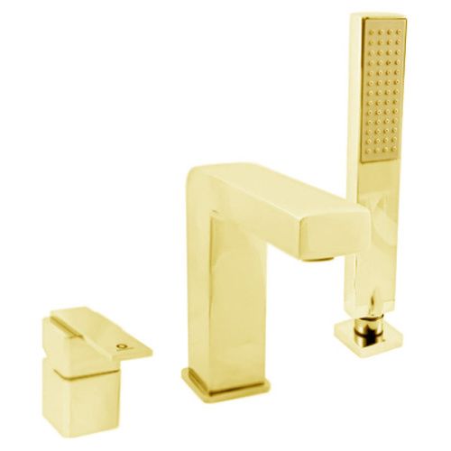 Смеситель RavSlezak LR565.5YZ на борт ванны золото