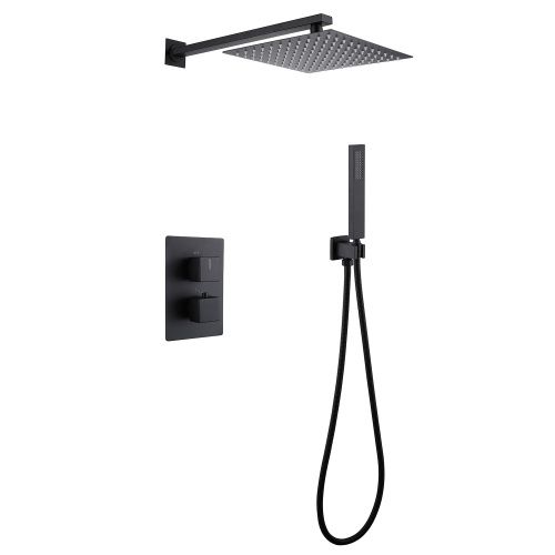 Душевая система ABBER AF8251B встраиваемая в стену с термостатом