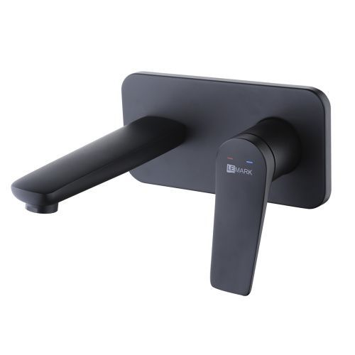 Смеситель LeMark Bronx LM3726BL настенный черный