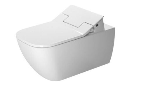 Унитаз-биде подвесной Duravit Happy D.2 2550590000/611300002304300 белый с сиденьем микролифт безободковый смыв торнадо