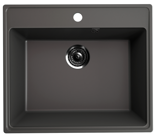 Кухонная мойка Ulgran Quartz Forte 580-09 58х50 цвет графит