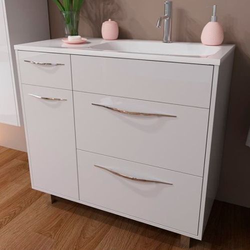 Тумба с раковиной Эстет Barcelona ФР-00003600 90х45х86 напольная цвет белый