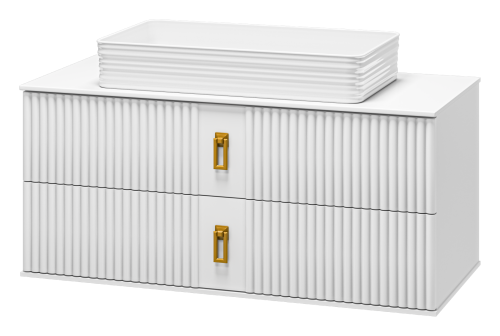 Тумба под раковину Brevita Sevilla SEV-09105-0102Я 105х47х46 подвесная