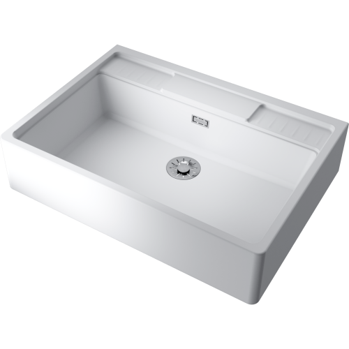 Кухонная мойка Omoikiri Kinokawa 90 4993853 90х64 цвет белый