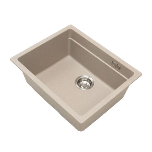 Кухонная мойка Grandex Aqua 500203 56х45 цвет бежевый поверхность матовая