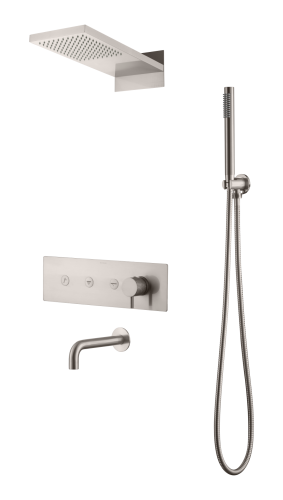 Душевая система Boheme Fusion 130-2-NB встраиваемая цвет никель