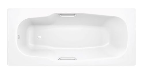 Ванна стальная BLB Atlantica B80AS2001 handles 180х80 пристенная прямоугольная без ножек