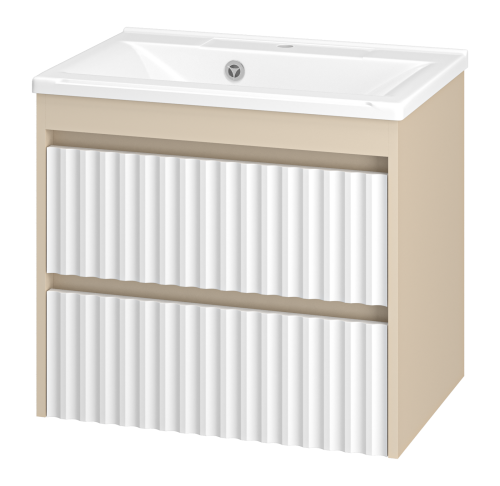 Тумба под раковину Brevita Balaton BAL-06065-03-012Я 63х44х54 подвесная