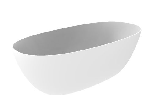 Ванна из искусственного камня Timo SATU SATU1750 175х81 отдельностоящая овальная