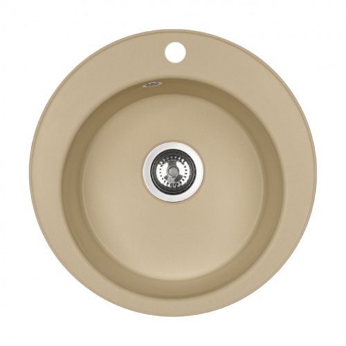 Кухонная мойка Aquaton Шелли 1A734732SS260 50х50 цвет бежевый