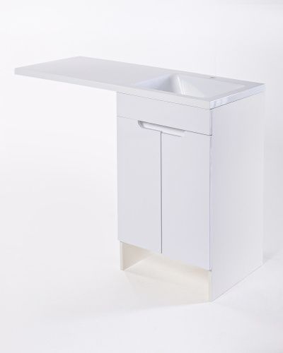 Тумба с раковиной Orange Sistema STD-110TUW+RAR 110х48х91 цвет белый