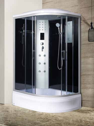 Душевая кабина River DUNAY 120/80/24 TH L (10000002109) 120х80 асимметричная с крышей ориентация левая