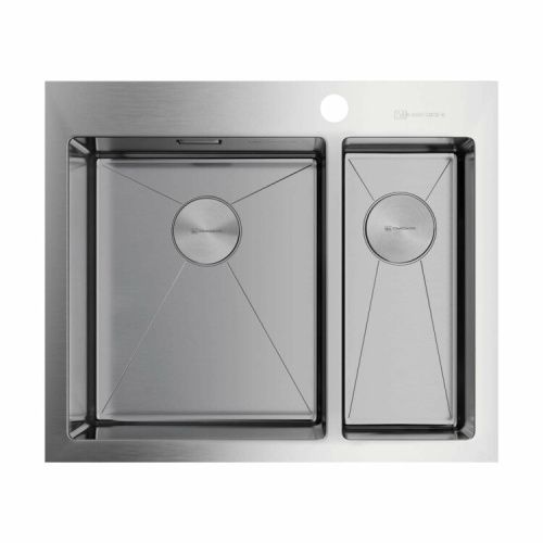 Кухонная мойка Omoikiri Akisame 4993775 61х51 цвет нержавеющая сталь
