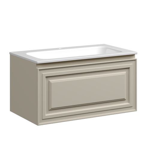 Тумба под раковину Sancos Very VR80CE 79х45х41 подвесная цвет бежевый