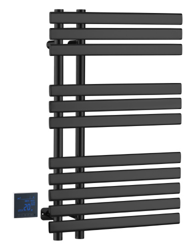 Полотенцесушитель Boheme Venturo 723-B 50х80 электрический черный