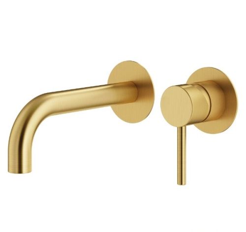 Смеситель для раковины Plumberia Selection Ixo KITXO1135OB250 встраиваемый в стену золото