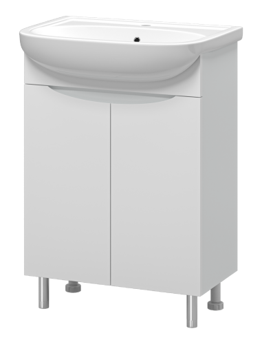 Тумба под раковину Misty Смайл Э-Сма01060-031Пр 55х28х70 напольная