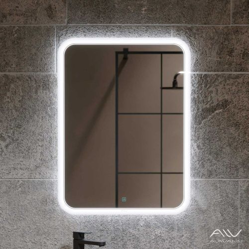 Зеркало в ванную Alavann Anna ALV0017001 60х80 цвет белый