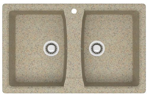 Кухонная мойка Azario Elmas CS00078334 78х50 цвет коричневый