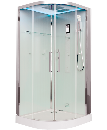 Душевая кабина Timo Premium H-517 100х100 четверть круга с крышей ориентация универсальная