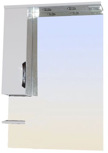 Зеркало-шкаф Loranto Стиль CS00024667 70х17х107 подвесной цвет белый