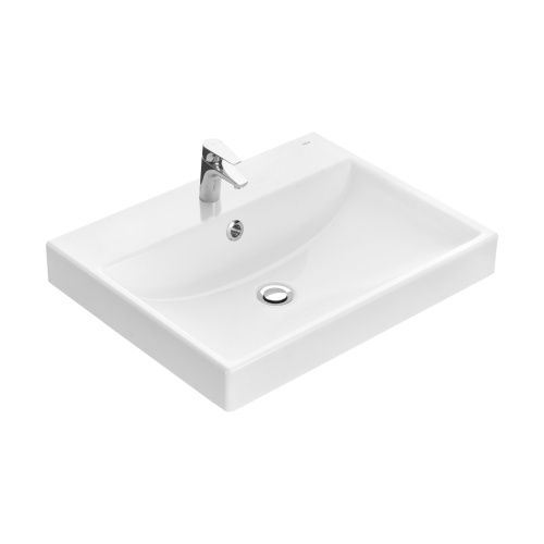 Раковина из литьевого мрамора Roca Ona 60 см Z.RU93.0.756.1 подвесная цвет белый 1 отверстие под смеситель