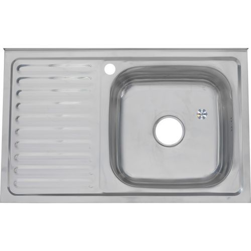 Кухонная мойка Melana 005 t R (*10) 80х50 цвет хром