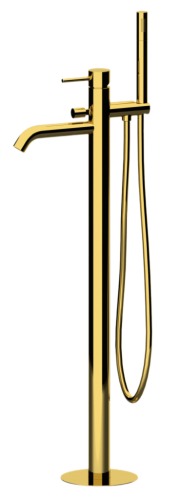 Смеситель для ванны Remer X Style X08DO напольный золото глянцевое