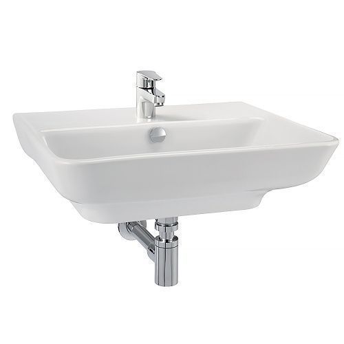 Раковина из санфаянса Jacob Delafon Struktura 55 см EGE112-00 подвесная цвет белый 1 отверстие под смеситель