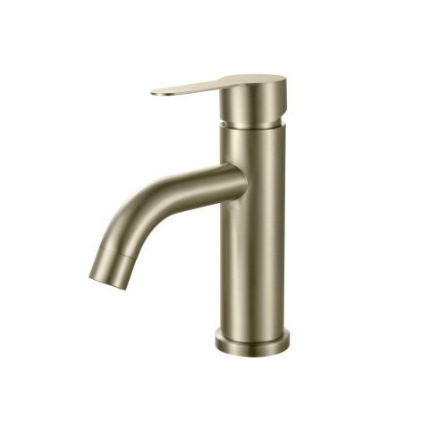 Смеситель Fmark FS8201C на раковину золото матовое