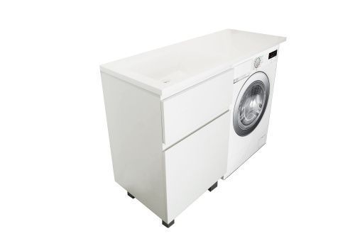 Тумба с раковиной Эстет Dallas Luxe 120 ФР-00001918 55х48х86 напольная цвет белый