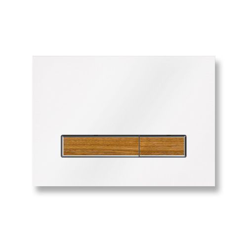 Клавиша смыва механическая Lavinia Boho RelFix 38050703 цвет белый/светлое дерево