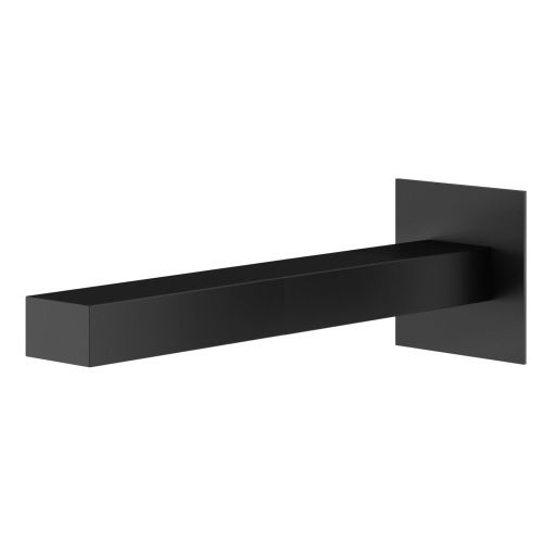 Излив Plumberia Selection Tag SPQ0258NO настенный черный матовый