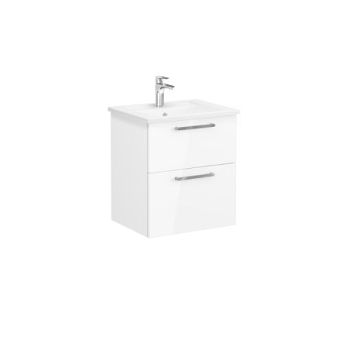 Тумба с раковиной Vitra Root 66294 60х47х67 подвесная цвет белый глянцевый