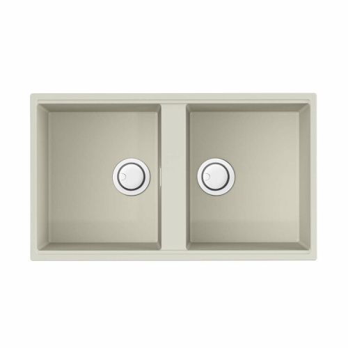 Кухонная мойка Omoikiri Kitagawa 4993809 84х49 цвет белый