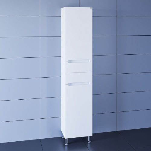 Шкаф-пенал СанТа Лондон 524003 40х30х190 напольный цвет белый