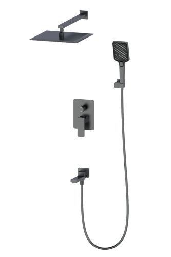 Душевая система Wonzon & Woghand Edge WW-88939003-BGM встраиваемая в стену цвет графит